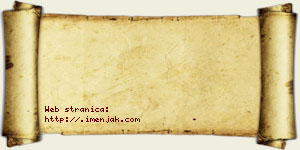 Natalija Jokić vizit kartica